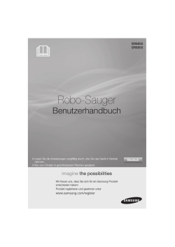 Samsung SR8850 / SR8855 Benutzerhandbuch (Deutsch)