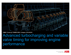 Advanced turbocharging and variable valve timing for