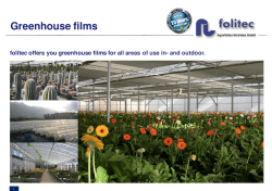 Practical use - folitec Agrarfolien Vertriebs GmbH