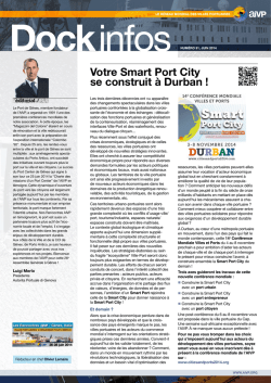 Dock infos N&deg;91, juin 2014