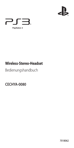 Wireless-Stereo-Headset Bedienungshandbuch - PlayStation