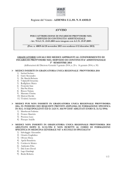 Pubblicazione-graduatorie-sito I semestre 14
