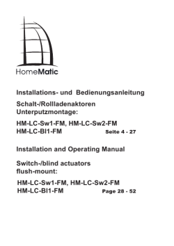 Installations- und Bedienungsanleitung Schalt - eQ-3