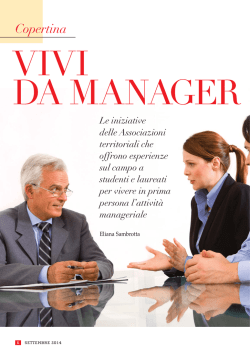 Copertina - Manageritalia