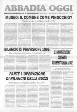 Abbadia Oggi - proloco lario orientale