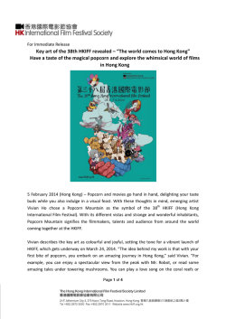 Download pdf version - The Hong Kong International Film Festival