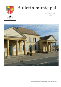 Bulletin municipal - Pays de Bergerac