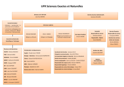 UFR Sciences Exactes et Naturelles