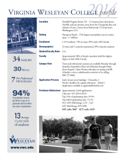 Virginia Wesleyan College profile