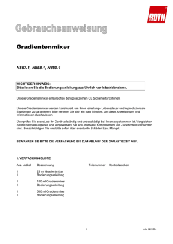 GradientenmixerN857.1, N858.1, N859.1 - bei Carl Roth