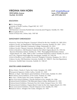 Download My Resume - Virginia Van Horn