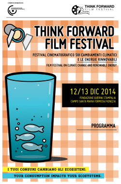 Catalogo - 2014 - Think Forward Film Festival