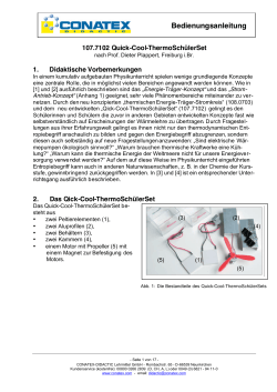 Bedienungsanleitung - Conatex-Didactic Lehrmittel GmbH