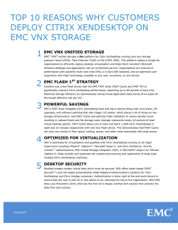 H8938.1Top 10 Reasons Why Customers Deploy Citrix