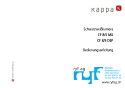 Bedienungsanleitung - Ryf AG