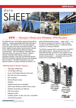 EIPR — Skorpion Wired and Wireless VPN Routers