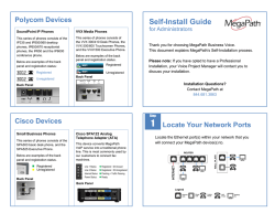 Hosted Voice Self-Install Guide