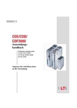 Anwendungshandbuch für CDE/B/F - LT-i Drives