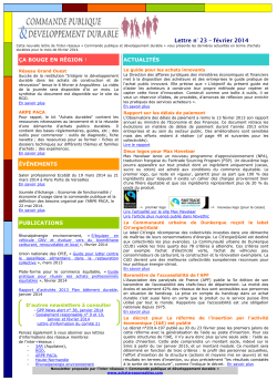 Newsletter n° 23_février 2014 (PDF - 189 Ko)