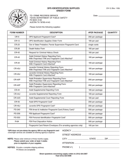 DPS Identification Supplies Order Form (PDF)