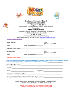 family vbs form on the other side