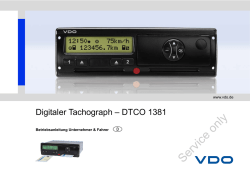 Anleitung DTCO® 1381 1.2-1.3