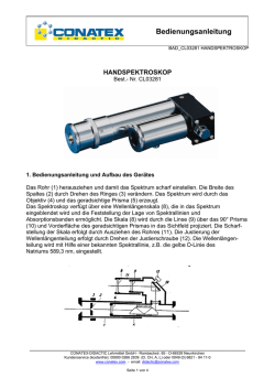 Handspektroskop mit Amiciprisma - Conatex-Didactic Lehrmittel