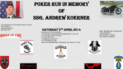poker run in memory of ssg. andrew koerner
