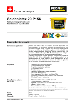 Seidenlatex 20 P156 - Meffert AG Farbwerke