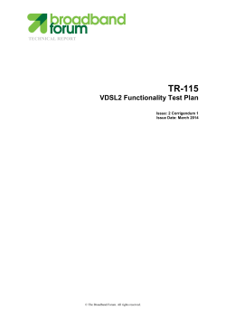 TR-115 Issue 2 Corrigendum 1