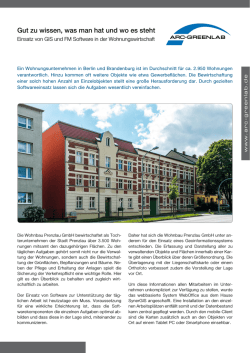 Gut zu wissen, was man hat und wo es steht - Arc GreenLab