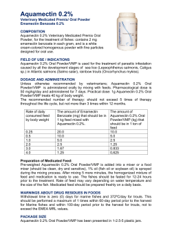 Aquamectin 0.2% - AVET Su Ürünleri