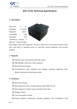 IDD-213G Technical Specification