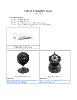 Wireless Camera installation instructions