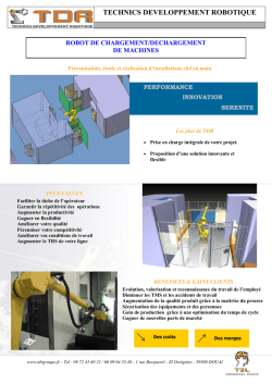 TECHNICS DEVELOPPEMENT ROBOTIQUE