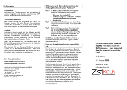 Die UN-Konvention &uuml;ber die Rechte von Menschen - (CSP) / AZK