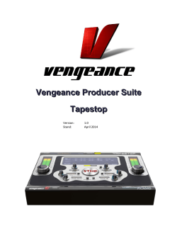 Vengeance Producer Suite Tapestop