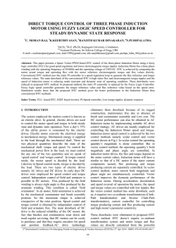 direct torque control of three phase induction motor