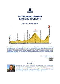 PROGRAMMA TRAINING ÉTAPE DU TOUR 2014
