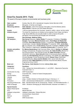 GreenTec Awards 2014