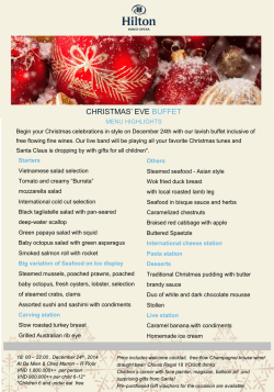 Festive Menu (PDF)