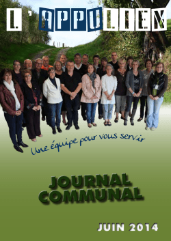 Télécharger le Journal Communal : Appulien