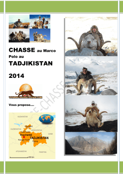 tadjikistan marco polo - Voyage-Chasse