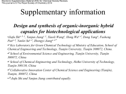 Supplementary information - Royal Society of Chemistry