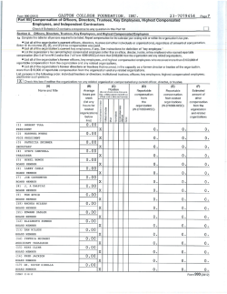 IRS Form, 990 (Part 7, Sections A and B)