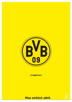 Was wirklich zählt. - Borussia Dortmund