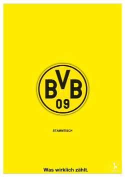 Was wirklich zählt. - Borussia Dortmund