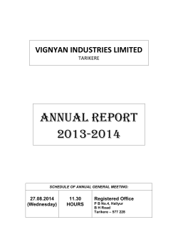 vil annual report 2014