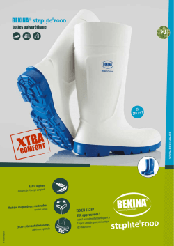 Fiche de produit Bekina Steplite Food