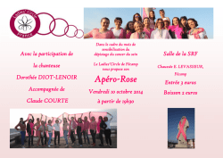 Apéro-Rose - Ladies circle 62 Fécamp